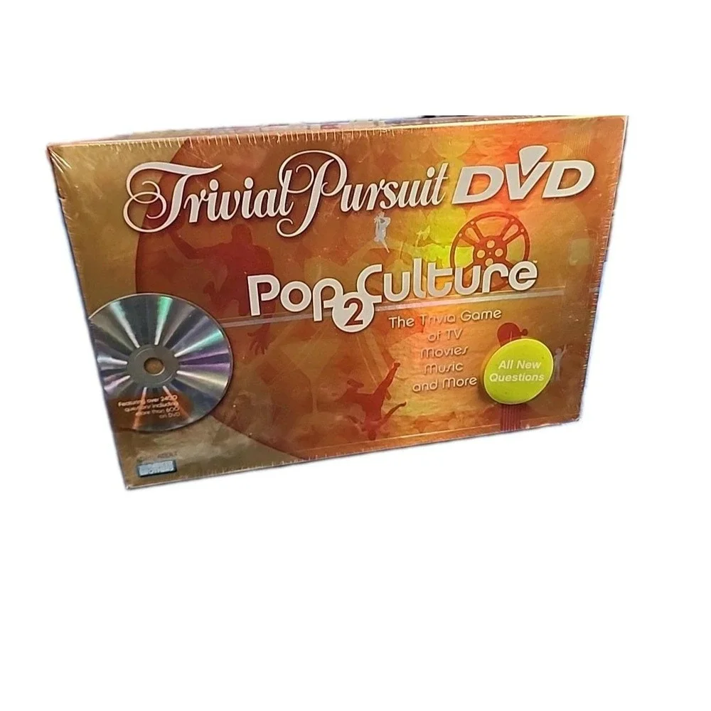VTG Trivial Pursuit DVD Pop 2 Culture- The Trivia Game- Brand New Factory Sealed